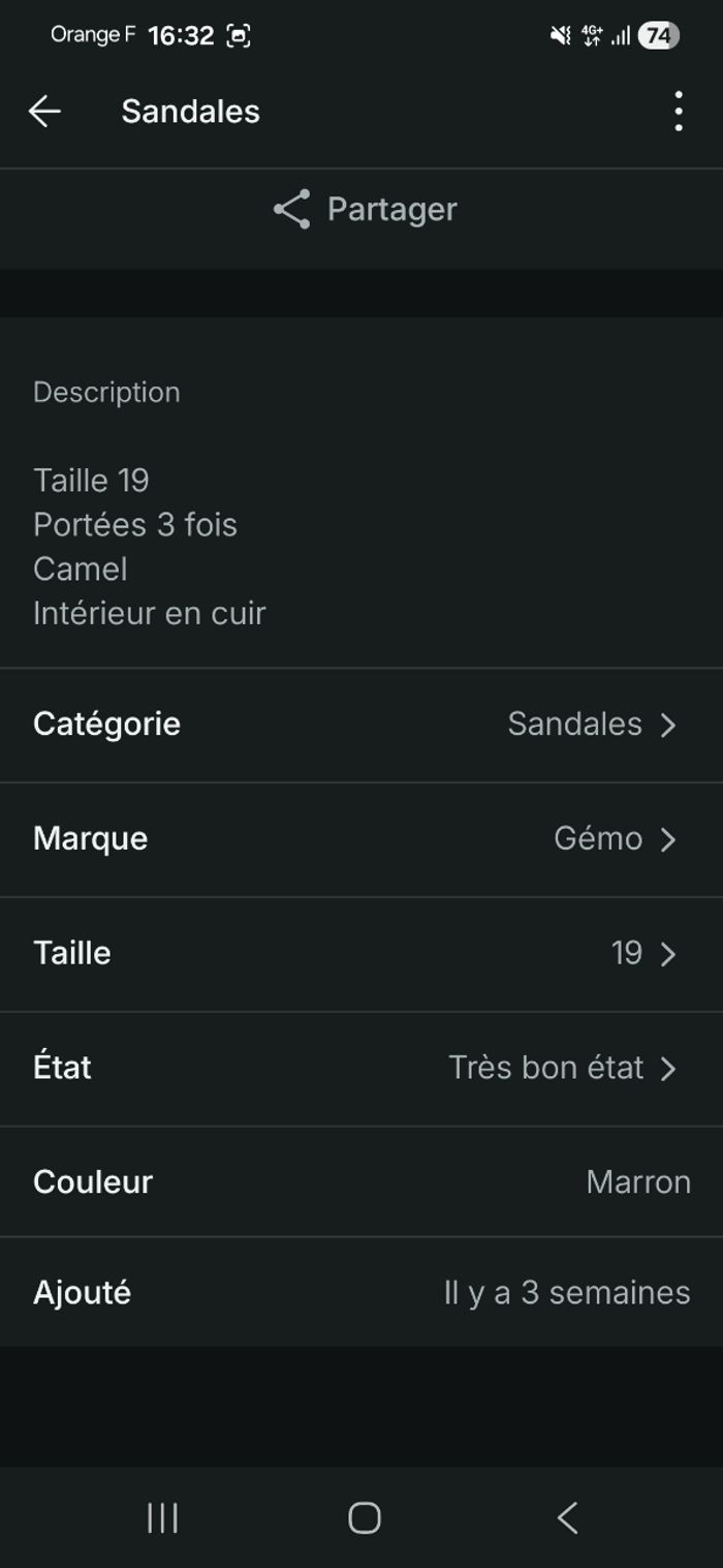 Sandale - photo numéro 3