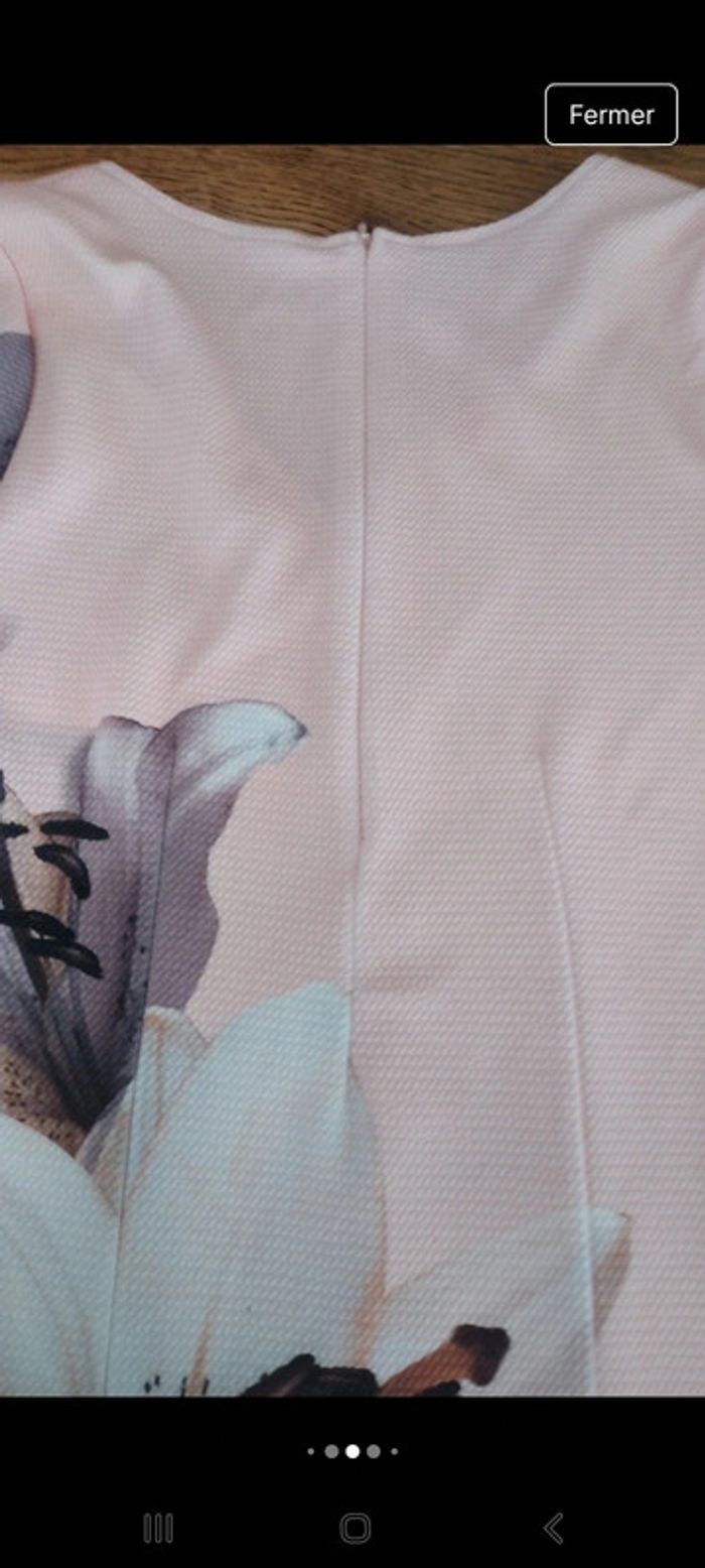 Robe Batida fond rose taille 1 (36) - photo numéro 15