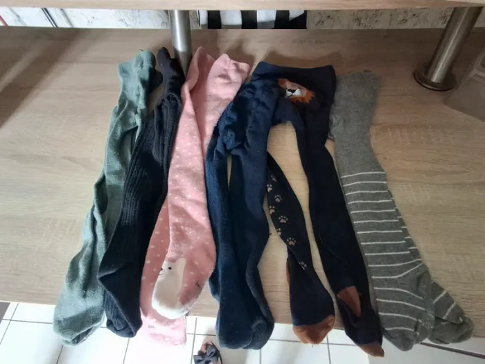 Lot de 6 collants fille