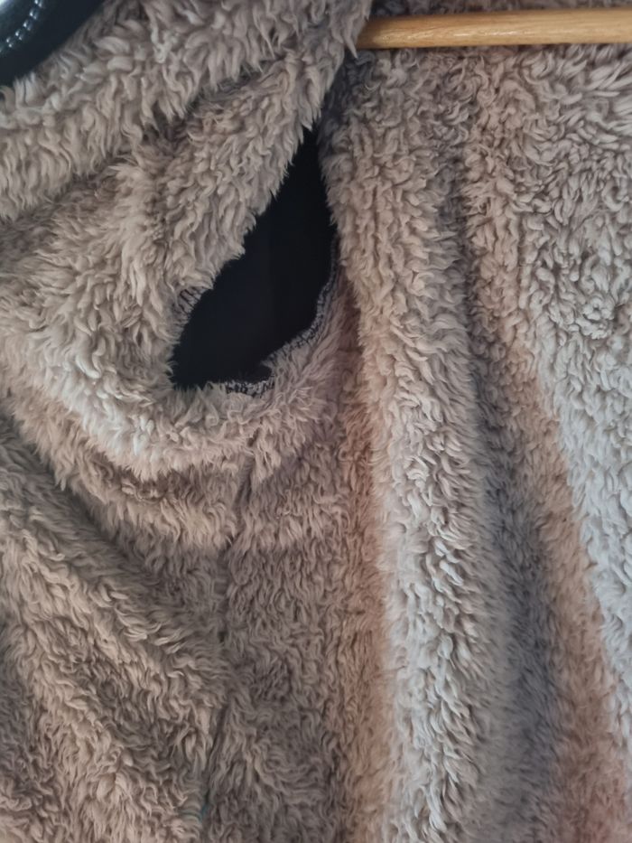 Gilet zippé marine intérieur fourré 9-10ans très chaud mixte - photo numéro 2