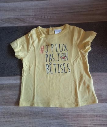T shirt 12 mois
