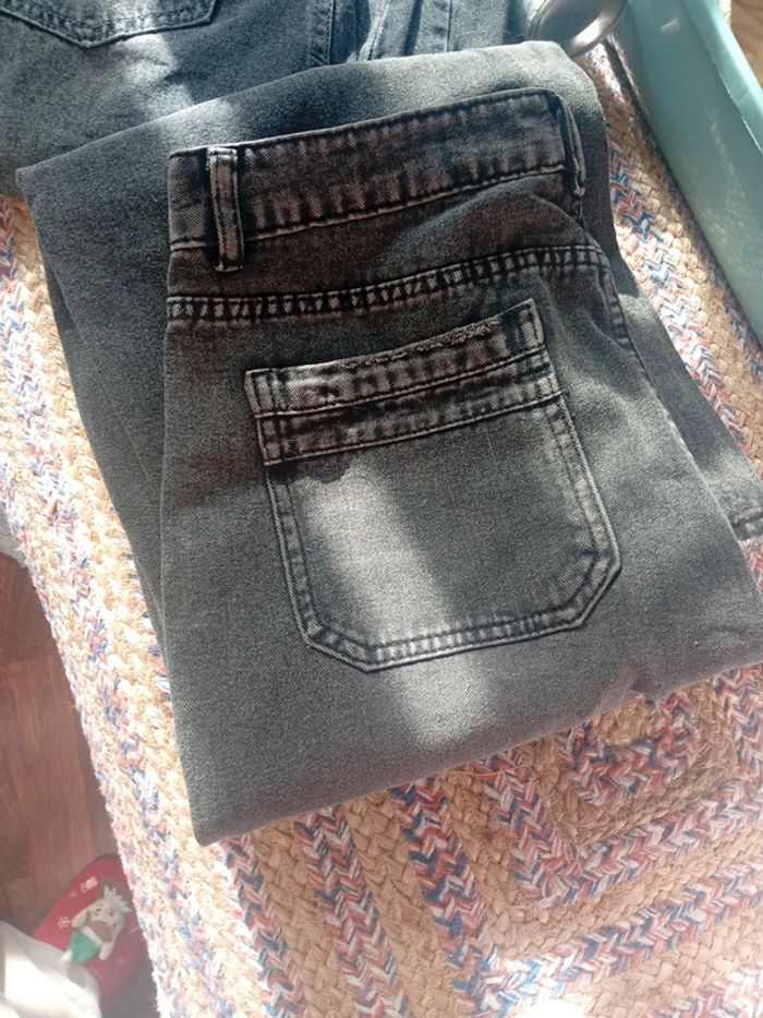 Lot de 2 jeans gris femme taille L - photo numéro 4