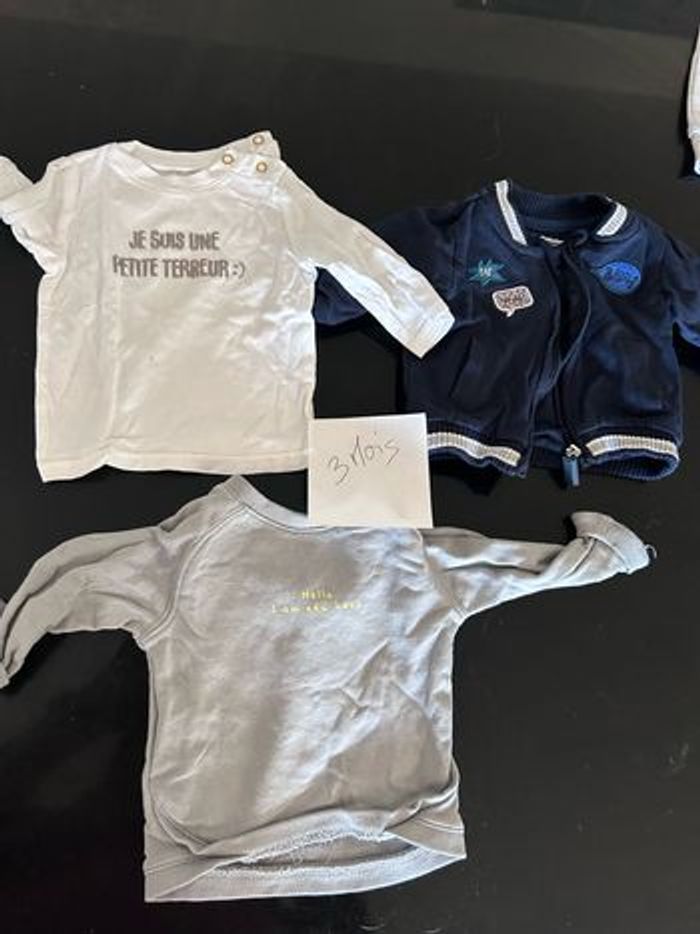 Lots de vêtements bébé garçons 3 mois - photo numéro 4