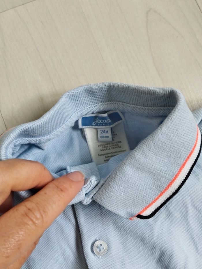 Polo bleu - photo numéro 3