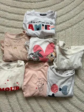 Lot manches longues 6 mois