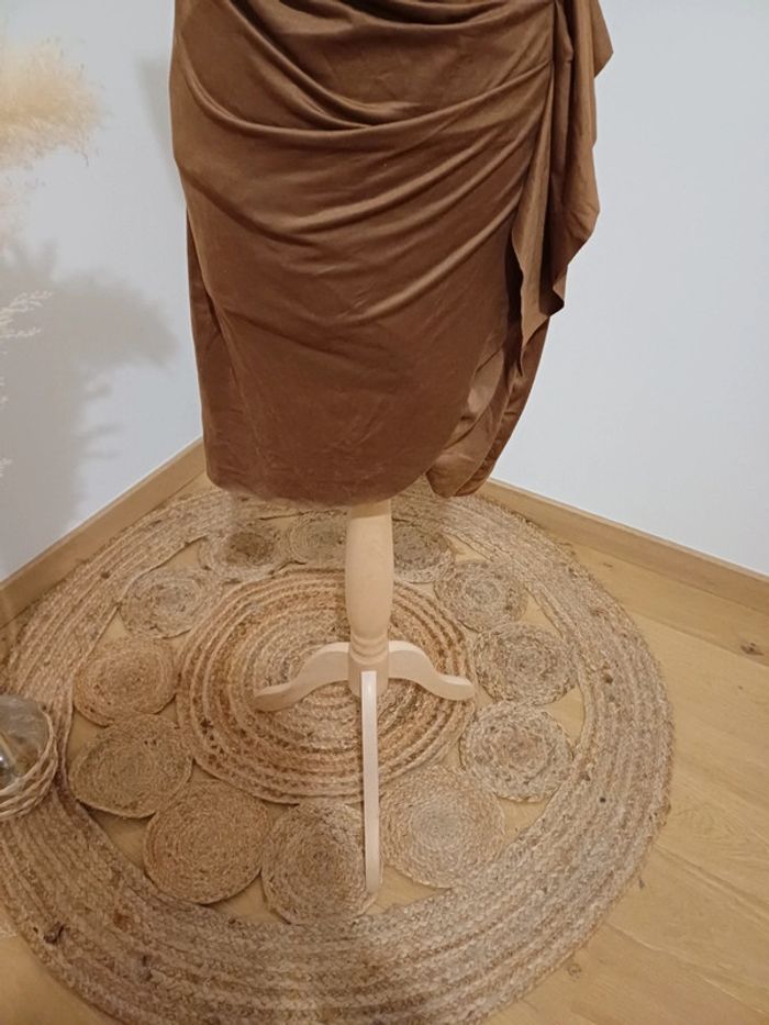 Robe marron chic en suédine New Feeling taille S/M 36/38 - photo numéro 5