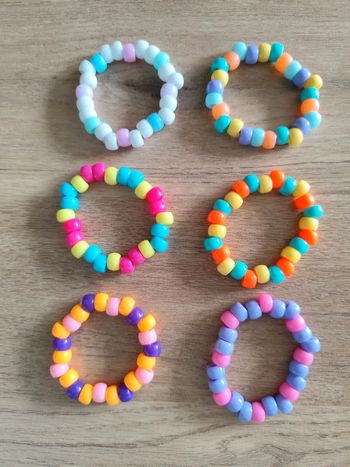 Lot de 6 bracelets coloré #2