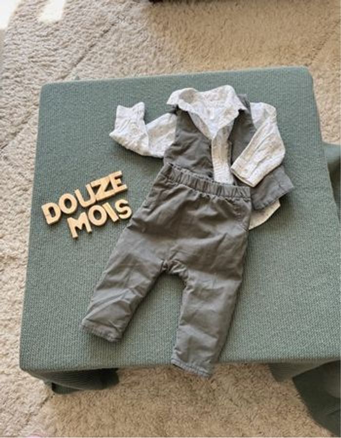 Ensemble costume taille 12 mois 74cm