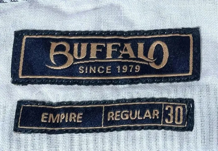 Shorts Buffalo striped chino navy blue white Mens W30 - photo numéro 5