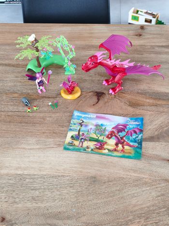 Playmobil Fairies 71586 : Maman bébé et son dragon