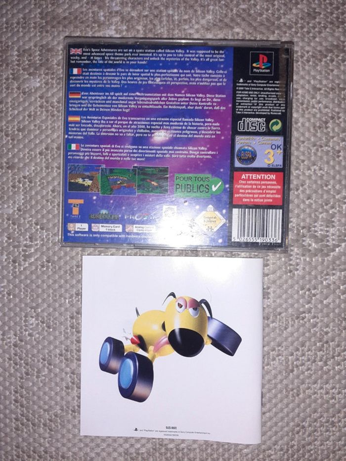 Playstation 1 ps1 Evo's space adventures - photo numéro 2