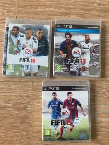 Lot de 3 jeux ps3 fifa 10 fifa 13 fifa 15 PlayStation 3