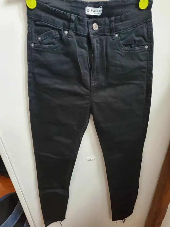 Jean noir Taille haute