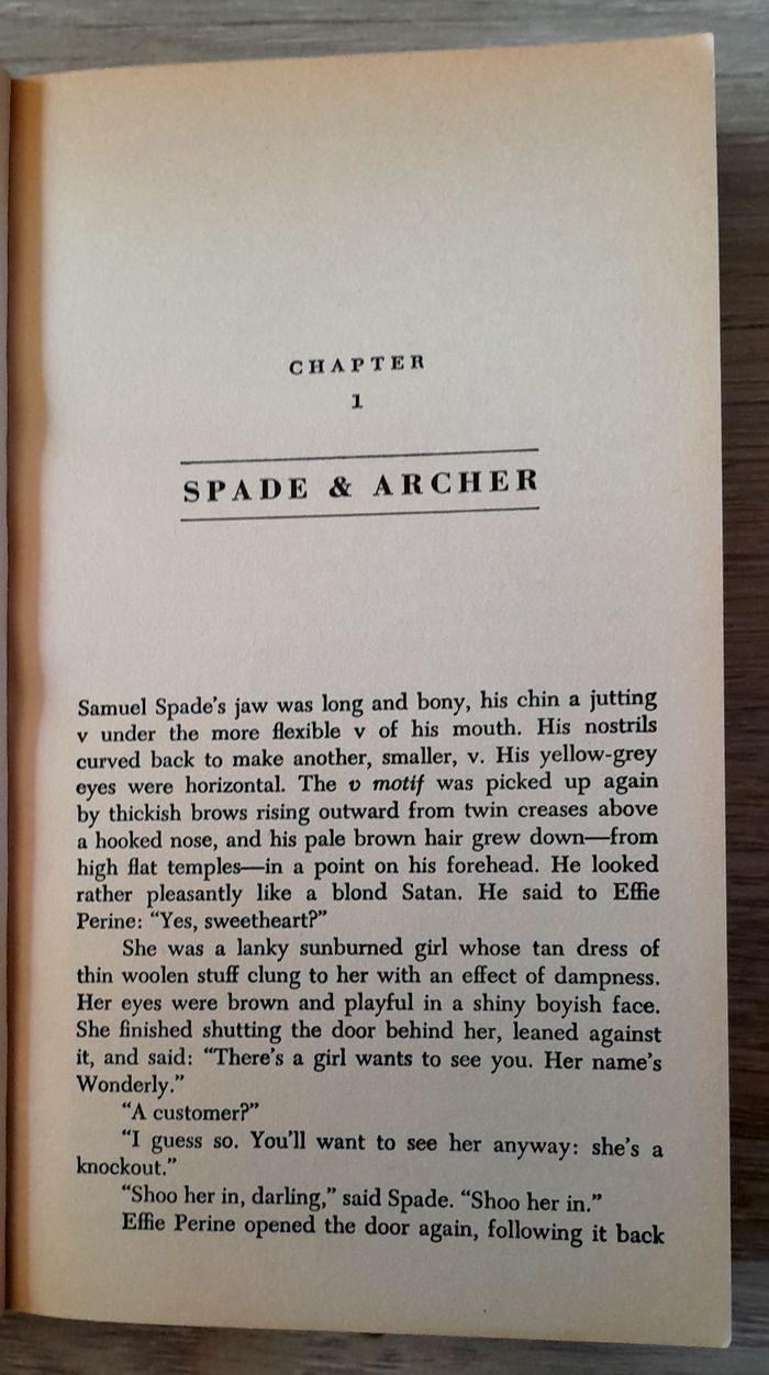dashiell hammettt - the maltese falcon - photo numéro 5