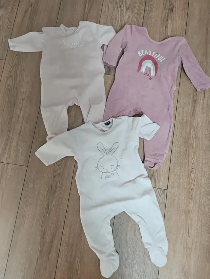 Lot 3 pyjamas epais