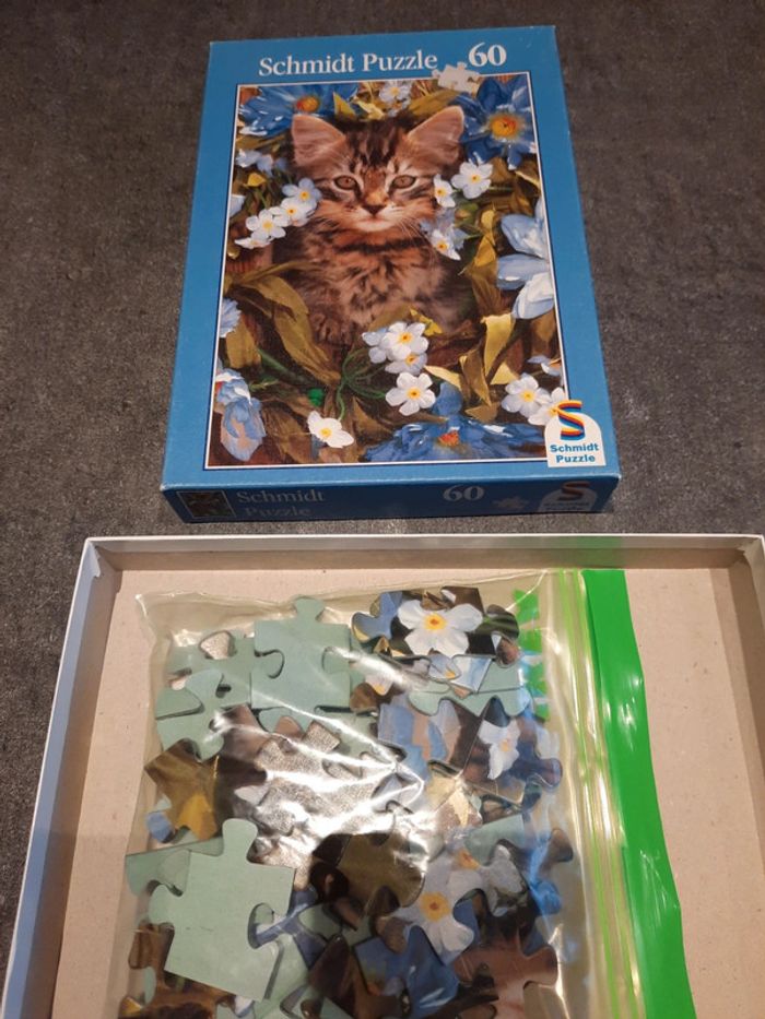 Puzzle chat 60 pièces - photo numéro 5