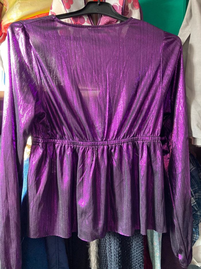 Blouse violette - photo numéro 2