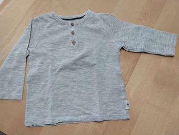 Pull fin gris bébé 6 mois