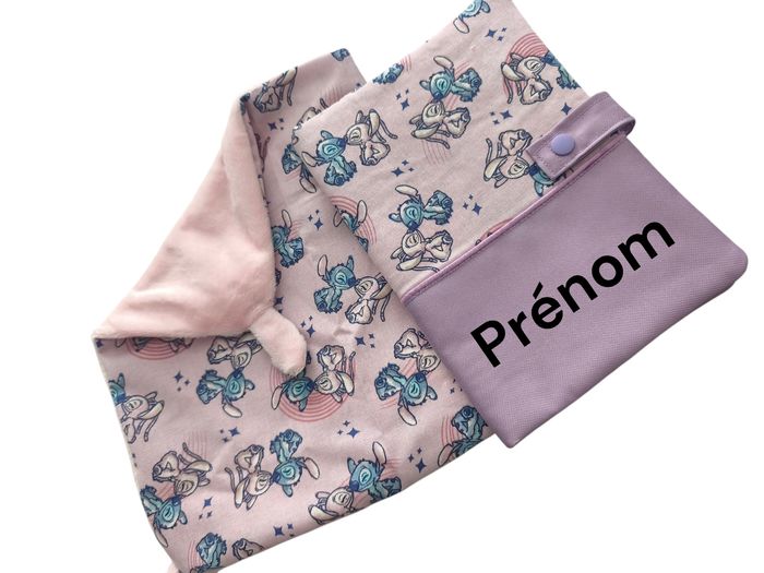 Protège carnet de santé avec doudou assortie - photo numéro 2