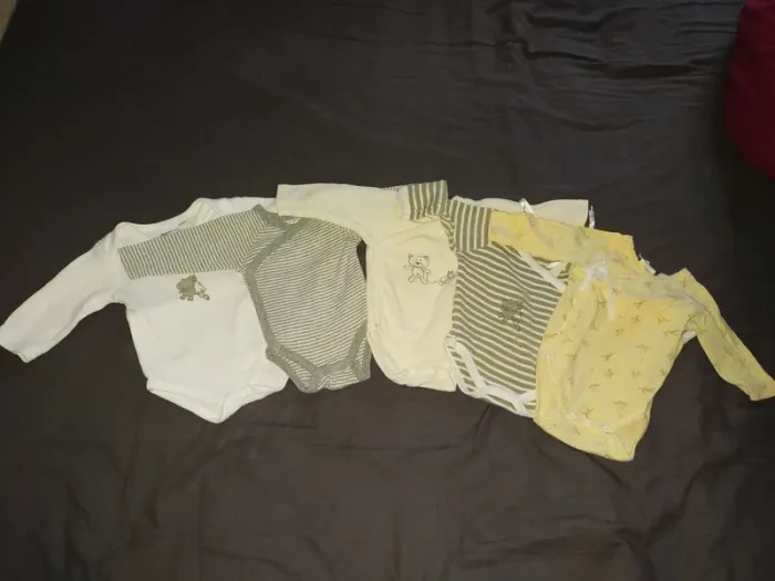 Lot de 5 Bodies Manches longues Filles