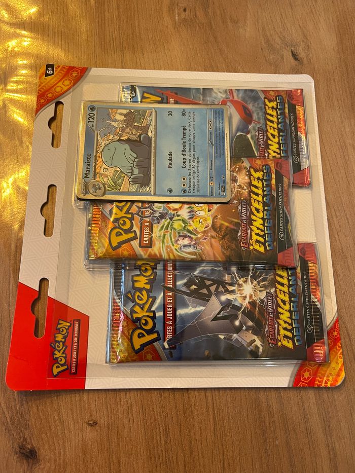 tripack Pokémon étincelles déferlantes EV08 Scellé