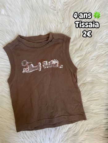 Débardeur 🍀 4 ans 🍀 Tissaia