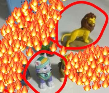 Lot 2 tonies figurines 