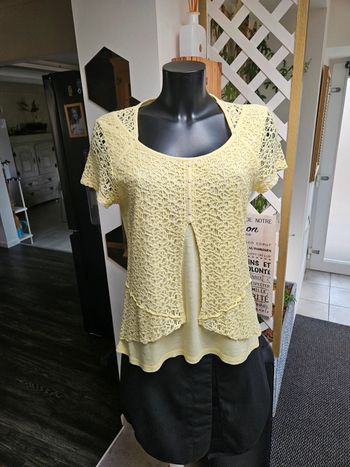 Armand Thiery blouse jaune taille taille L