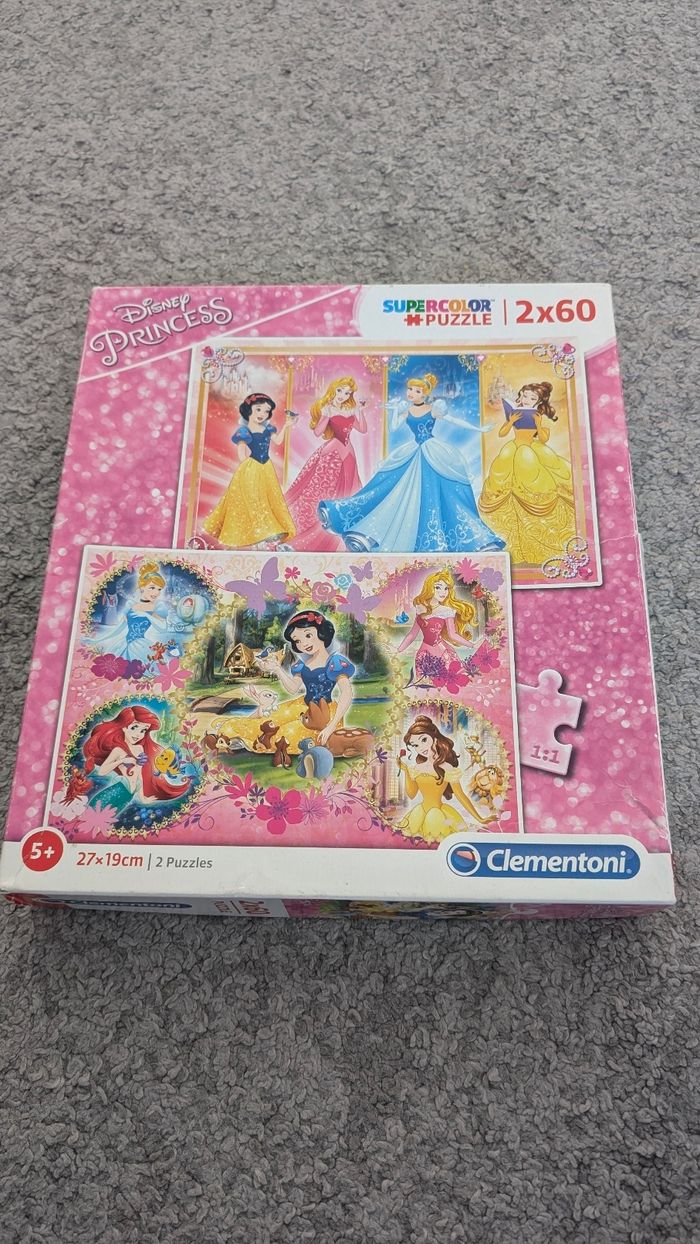 2 puzzles princess Disney