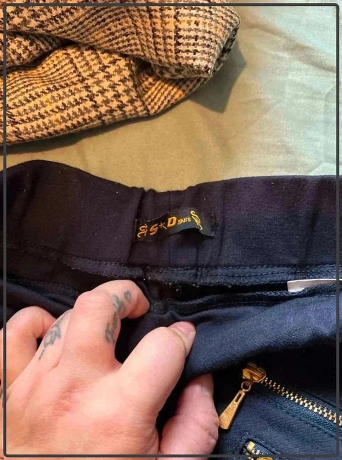 Pantalon taille petit 38 marque s-d jeans - photo numéro 4