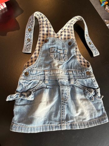 Salopette robe bleu jean