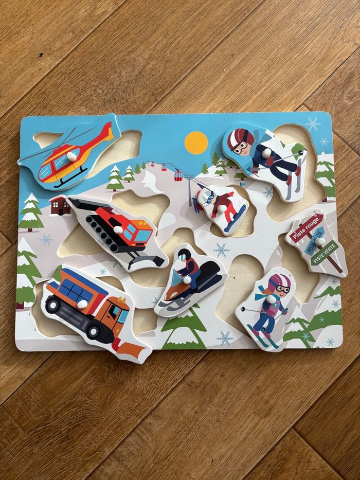 Puzzle sur le thème ski. - photo numéro 2