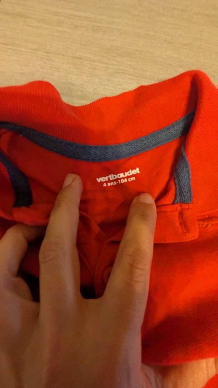 Lot polo manches courtes 4 ans - photo numéro 3