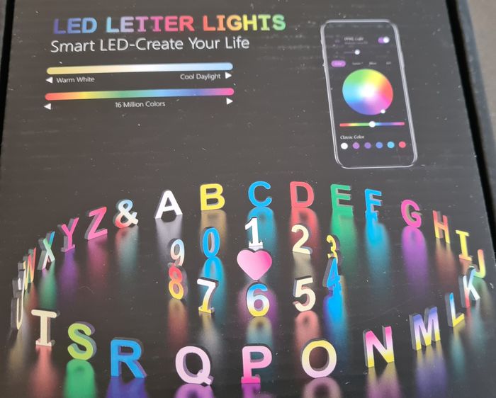 Lot de 3 chiffres lumineux (2-6-7) couleurs changeantes USB - photo numéro 8