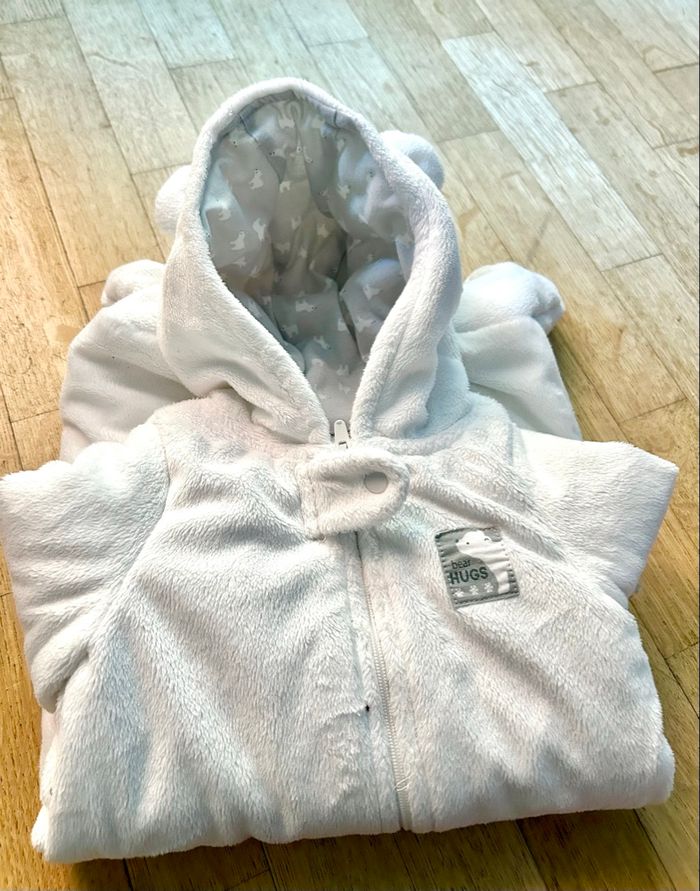 Combinaison pilote Ours polaire - 0/3 mois ❄️ - photo numéro 4