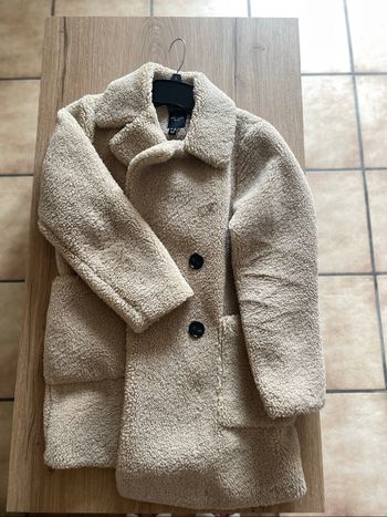 Manteau en faux mouton New Look – Taille 38 – Parfait pour les petites (160 cm)
