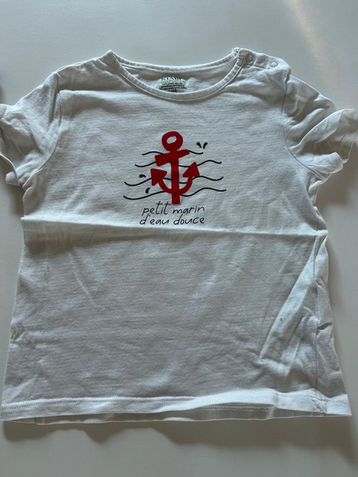 2 tee-shirts manches courtes 24 mois Lee Cooper et Kiabi - photo numéro 5