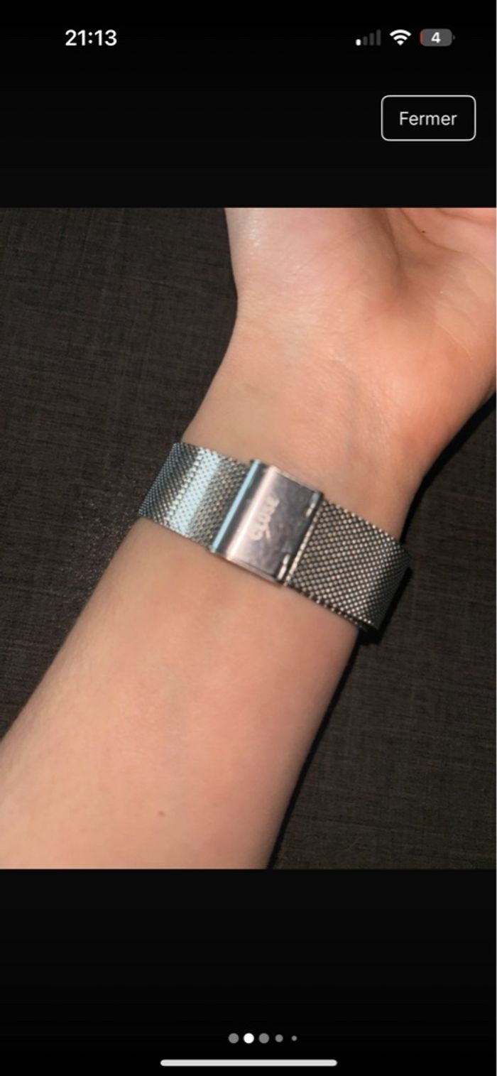 Montre cluse argentée - photo numéro 2