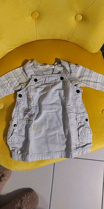 Robe salopette t-shirt