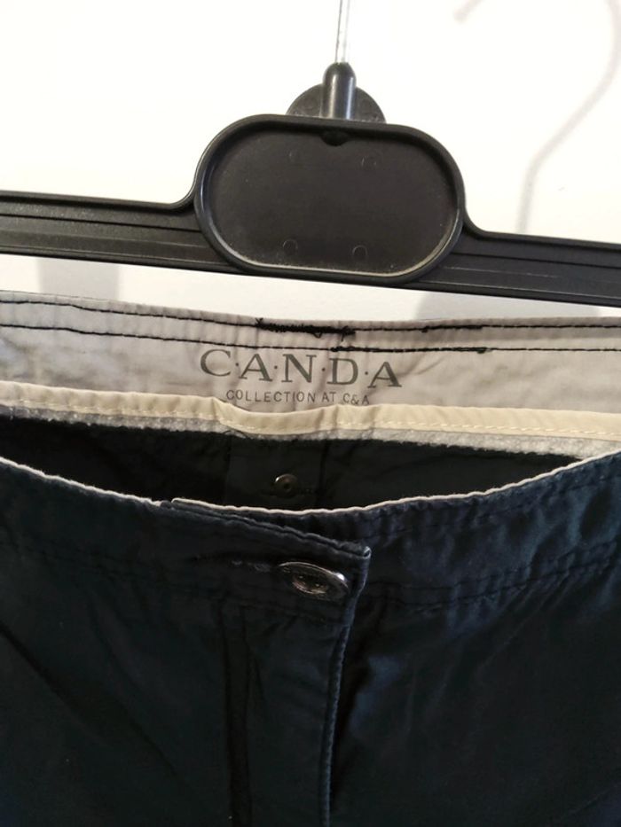 Pantalon toile/ pantacourt taille 50 - photo numéro 2