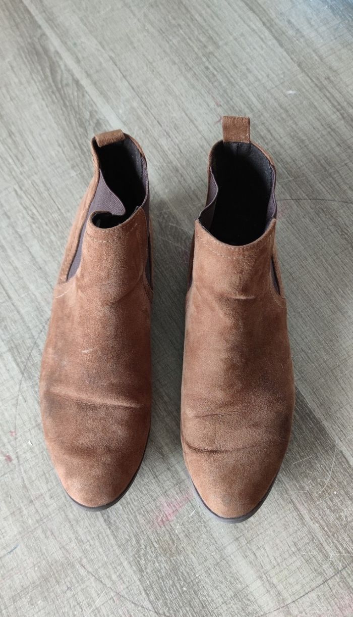 Bottine couleur marron pointure 41 marque Tex pour femme - photo numéro 3