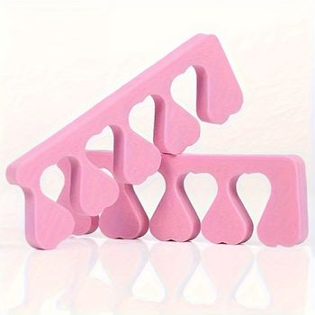 Lot de 4 mousses pour écarter les doigts pour le vernis