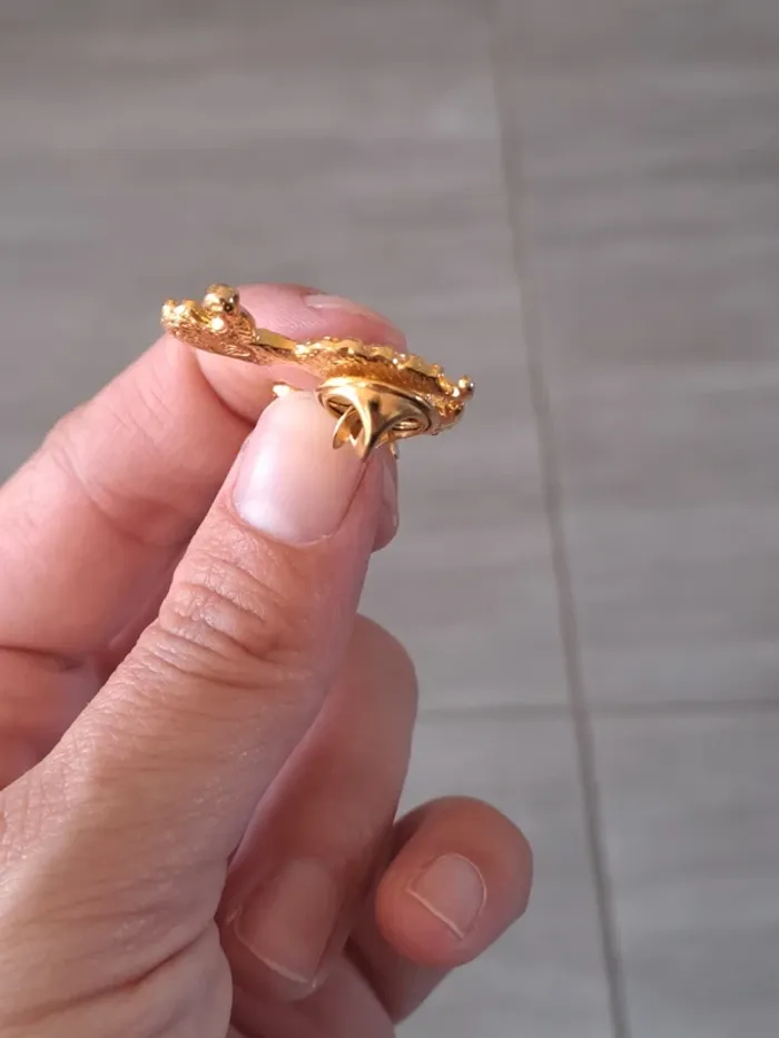 Broche vintage chien Swarovski - photo numéro 7