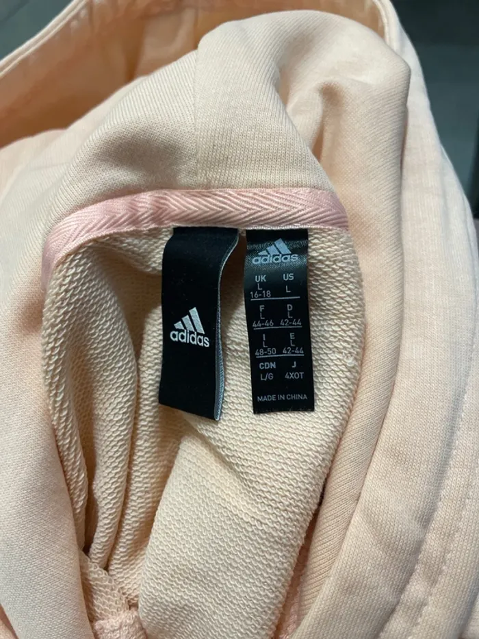 Sweat adidas rose L - photo numéro 3