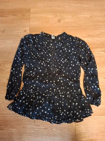 Magnifique blouse fille 10 ans tape à l'œil avec étoiles