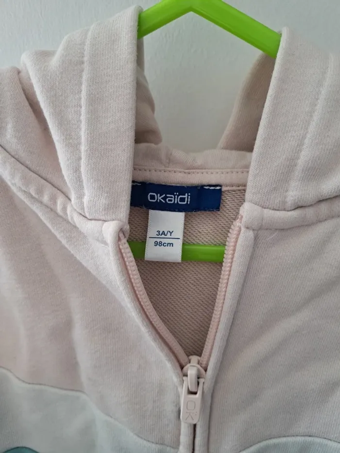Gilet capuche fille 3 ans - photo numéro 4