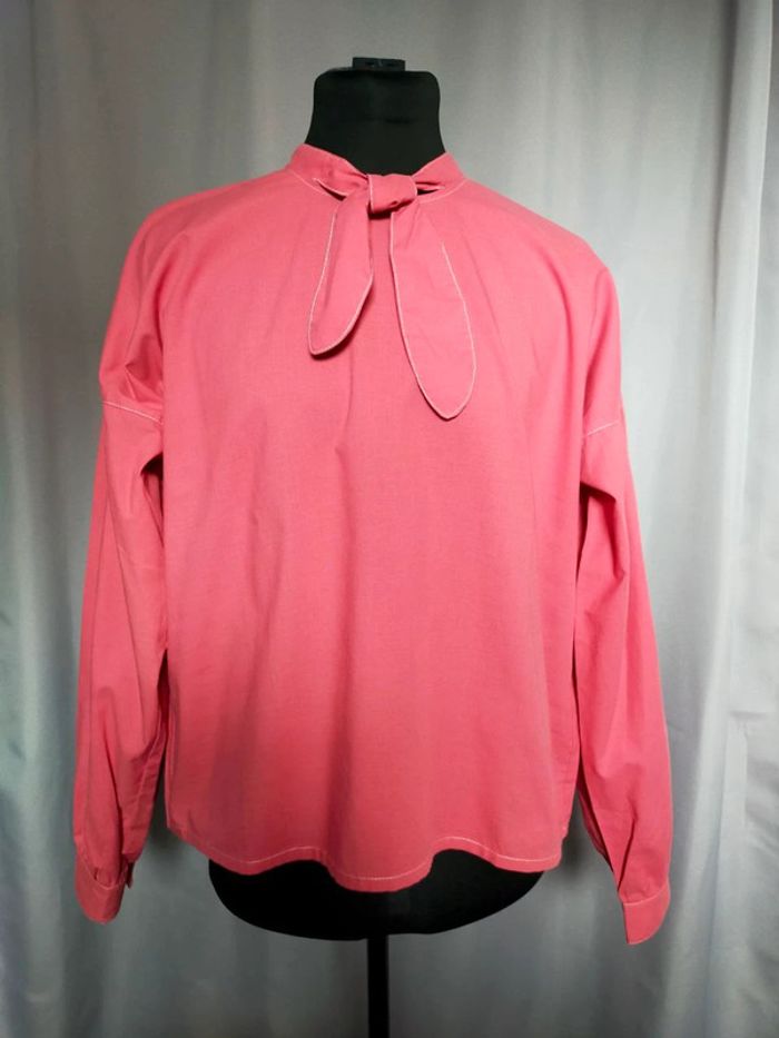 Blouse rose col lavallière – Karl Marc John (XS/S) - photo numéro 19