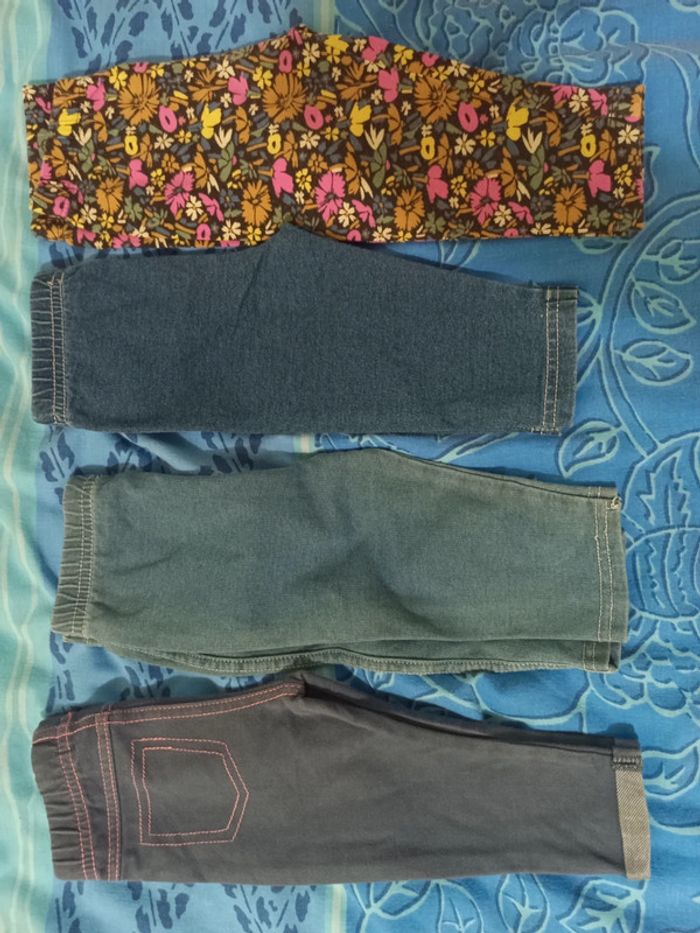 Lot leggings 6 mois