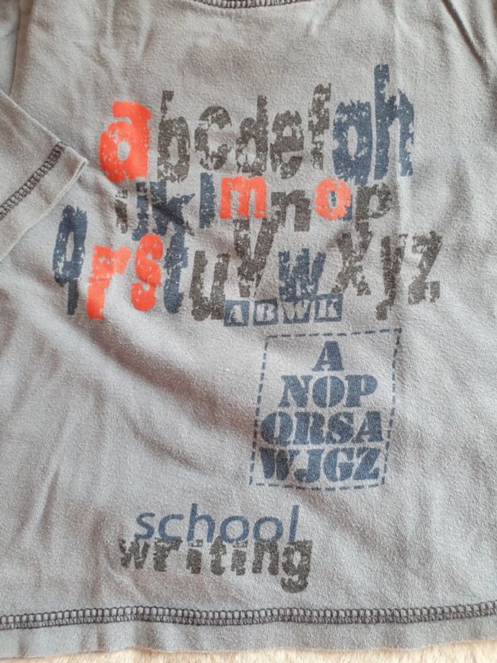 T.shirt manches longues bleu 2 ans - photo numéro 2