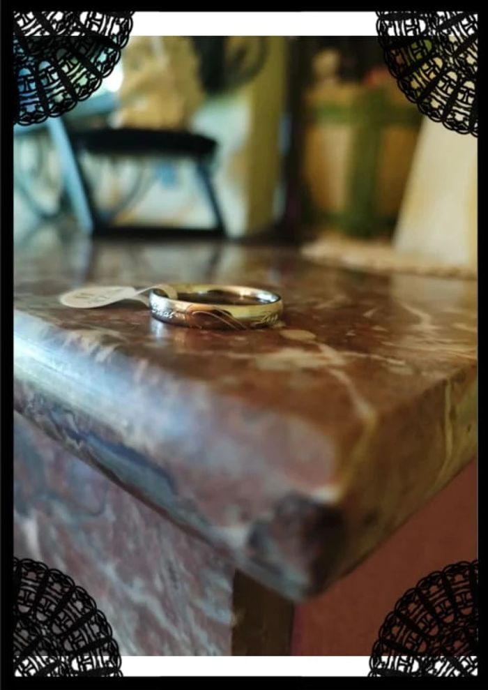 Bague inscription Real Love en acier 20,6 mm - photo numéro 13